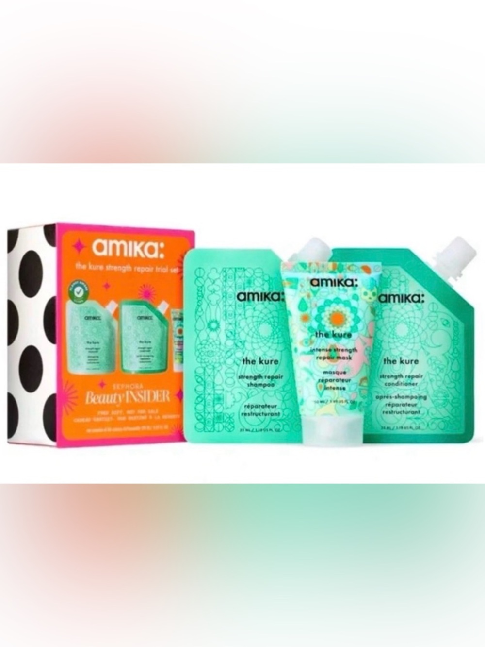 Amika Sephora Beauty Insider The Kure Strength Repair Trial Set